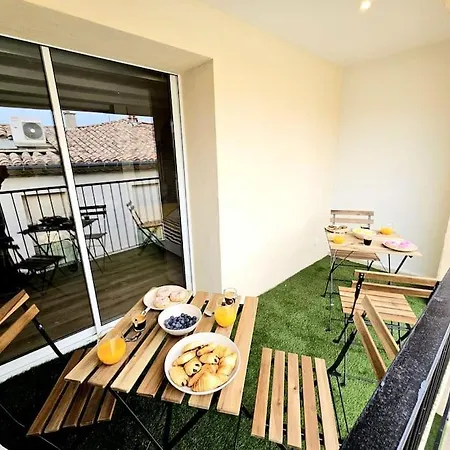La Halte Tendance - Terrasse - Clim Apartman Nîmes